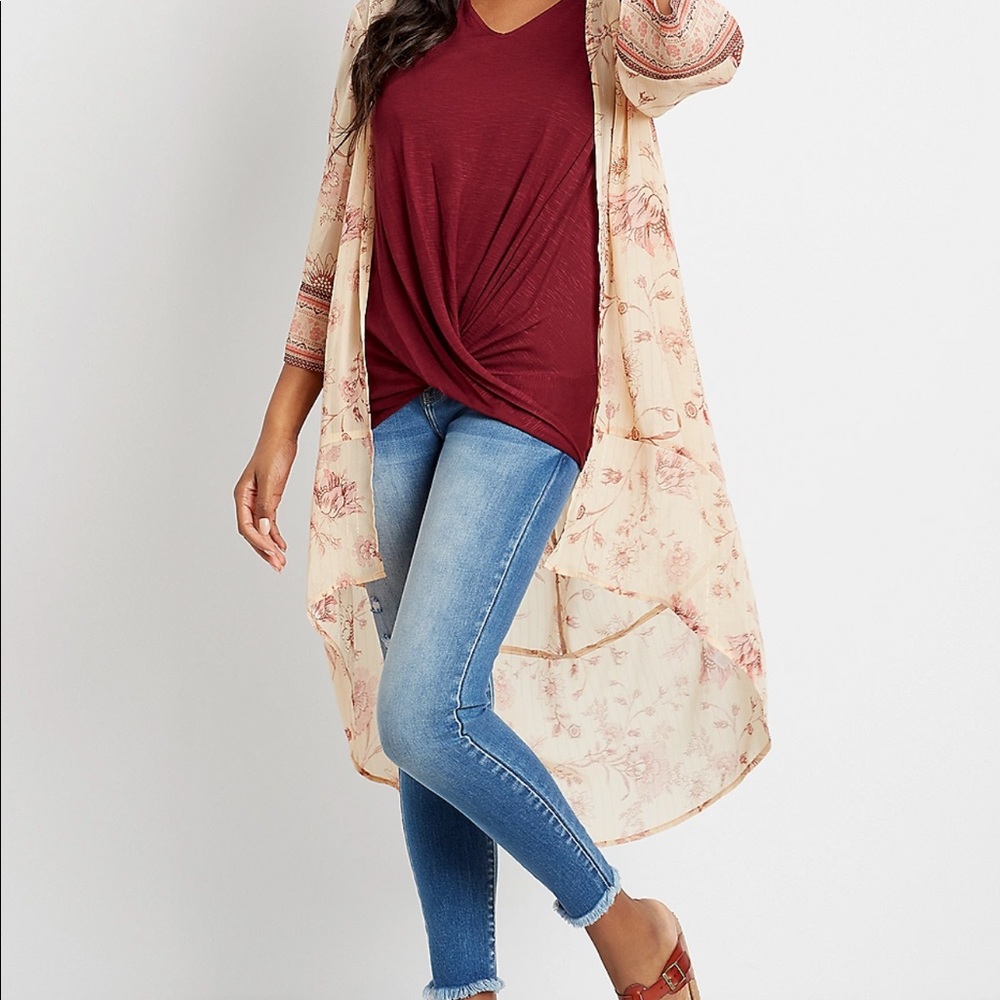 Floral kimono